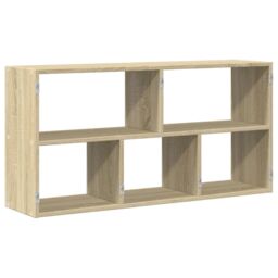 Berkfield Home Wall Shelf Sonoma Oak 100x25x50 cm Engineered Wood in Brown - Size: 100 x 25 x 50 cm - thumbnail 6