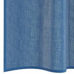 Berkfield Home Voile Curtains with Rod Pockets 2 pcs Royal Blue - thumbnail 6