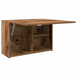 Berkfield Home Bathroom Wall Cabinet Old Wood 60x25x40 cm Engineered Wood in Brown - Size: 60 x 25 x 40 cm - thumbnail 5