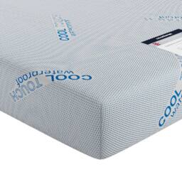 Rest Relax Visco Therapy Thrive Kids 14cm Waterproof Foam Mattress in Blue - Size: Small Single - thumbnail 1