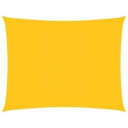 Berkfield Home Sunshade Sail Oxford Fabric Rectangular 2x3 m Yellow - thumbnail 2