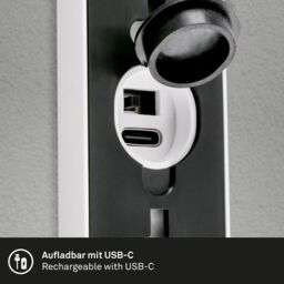 BRILONER Sensor White 2x6W Battery Powered LED Outdoor Wall Light - thumbnail 5