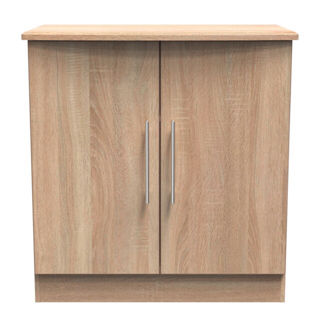 Ready Assembled 2 U Carlton 2 Door Cabinet (Ready Assembled) in Light Oak - Size: Medium - image 1