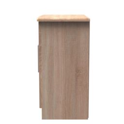 Ready Assembled 2 U Carlton 2 Door Cabinet (Ready Assembled) in Light Oak - Size: Medium - thumbnail 2