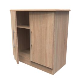 Ready Assembled 2 U Carlton 2 Door Cabinet (Ready Assembled) in Light Oak - Size: Medium - thumbnail 5