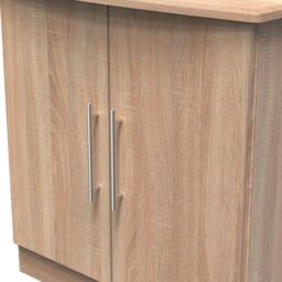 Ready Assembled 2 U Carlton 2 Door Cabinet (Ready Assembled) in Light Oak - Size: Medium - thumbnail 4
