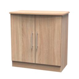 Ready Assembled 2 U Carlton 2 Door Cabinet (Ready Assembled) in Light Oak - Size: Medium - thumbnail 3