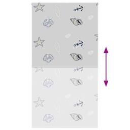Berkfield Home Shower Roller Blind 140x240 cm Fabric Width 136 cm in Grey - thumbnail 5