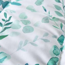 OHS Floral Coverless 10.5 TOG Duvet Set Pillowcase Quilted Cover in Light Green - Size: Double - thumbnail 5
