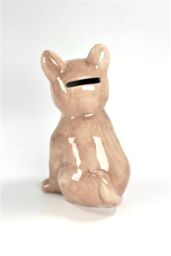 Animal Crackers French Bulldog Ceramic Money Box Piggy Bank Decoration Frenchie Lover Gift in Beige - thumbnail 4