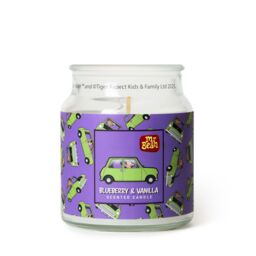 Mr Bean Blueberry & Vanilla Scented Candle 140g (1-Wick) in Purple - Size: Small