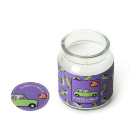 Mr Bean Blueberry & Vanilla Scented Candle 140g (1-Wick) in Purple - Size: Small - thumbnail 4