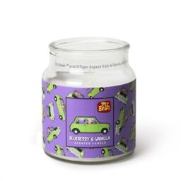 Mr Bean Blueberry & Vanilla Scented Candle 140g (1-Wick) in Purple - Size: Small - thumbnail 2