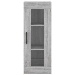 Berkfield Home Highboard Grey Sonoma 34.5x34x180 cm Engineered Wood - thumbnail 6
