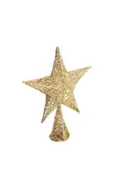Garden Sanctuary Decorative Star-shaped Christmas Tree Topper in Gold - thumbnail 4