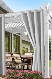 Garden Sanctuary Grey High-Precision Waterproof Blackout Curtain Cloth, 132cm L x 274cm W - Size: 132 cm L x 274 cm W - thumbnail 2