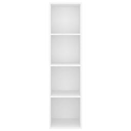 Berkfield Home Wall-mounted TV Cabinet White 37x37x142.5 cm Engineered Wood - thumbnail 4