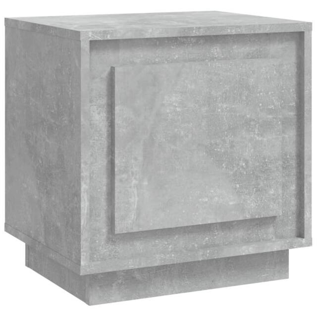 Berkfield Home Bedside Cabinet Concrete Grey 44x35x45 cm Engineered Wood - Size: 44 x 35 x 45 cm - image 1