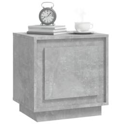 Berkfield Home Bedside Cabinet Concrete Grey 44x35x45 cm Engineered Wood - Size: 44 x 35 x 45 cm - thumbnail 4