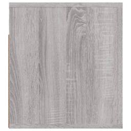 Berkfield Home Wall-mounted Bedside Cabinets 2 pcs Grey Sonoma 50x36x40 cm - Size: 50 x 36 x 40 cm - thumbnail 8