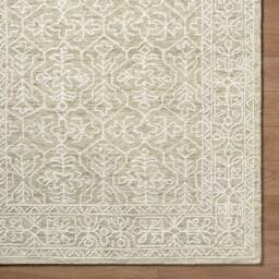 Livabliss Sicily-Hand Tufted Charcoal Blue Green Wool Traditional Vintage Rug - Size: 185 cm x 275 cm - thumbnail 7
