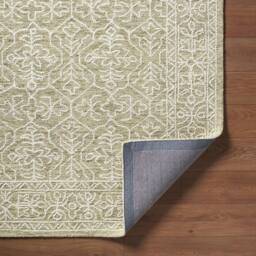 Livabliss Sicily-Hand Tufted Charcoal Blue Green Wool Traditional Vintage Rug - Size: 185 cm x 275 cm - thumbnail 4