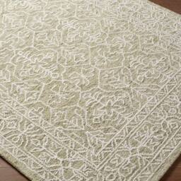 Livabliss Sicily-Hand Tufted Charcoal Blue Green Wool Traditional Vintage Rug - Size: 185 cm x 275 cm - thumbnail 6