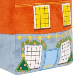 Furn Christmas Spirit House Velvet Novelty Door Stop - thumbnail 4