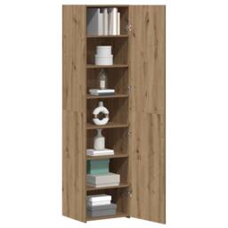 Berkfield Home Highboard Artisan Oak 45x42.5x185 cm Engineered Wood in Brown - thumbnail 3