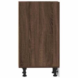 Berkfield Home Bottom Cabinet Brown Oak 40x44.5x81.5 cm Engineered Wood - thumbnail 5