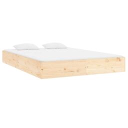 Berkfield Home Bed Frame Solid Wood 180x200 cm Super King Size in Brown - thumbnail 3
