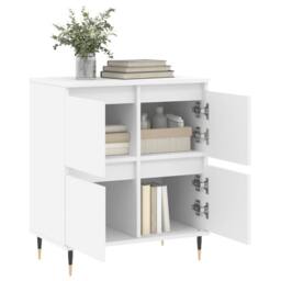 Berkfield Home Sideboard White 60x35x70 cm Engineered Wood - Size: 60 x 35 x 70 cm - thumbnail 4