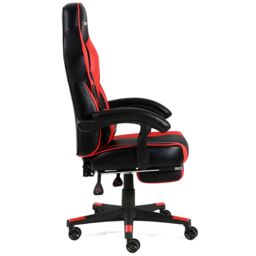 GTForce Turbo Reclining Sports Racing Office Desk Faux Leather Gaming Chair in Red - thumbnail 4