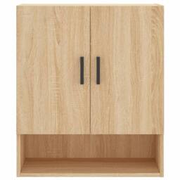 Berkfield Home Wall Cabinet Sonoma Oak 60x31x70 cm Engineered Wood in Light Oak - Size: 60 x 31 x 70 cm - thumbnail 5
