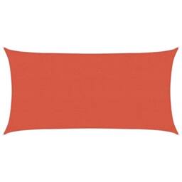 Berkfield Home Sunshade Sail 160 g/m¬≤ Terracotta 2.5x5 m HDPE in Burnt Orange - thumbnail 3