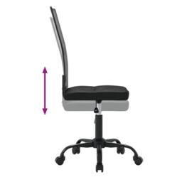 Berkfield Home Office Chair Black Mesh Fabric - thumbnail 6