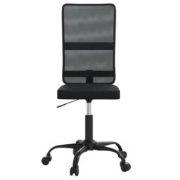 Berkfield Home Office Chair Black Mesh Fabric - thumbnail 3