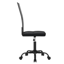 Berkfield Home Office Chair Black Mesh Fabric - thumbnail 4