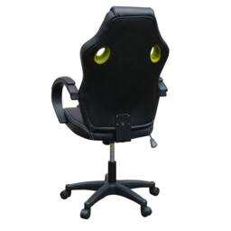 Hinsinc Lemon Yellow-Office Chair Ergonomic Desk Chair in Black - Size: 0.6m2 - thumbnail 4