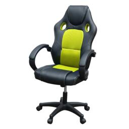 Hinsinc Lemon Yellow-Office Chair Ergonomic Desk Chair in Black - Size: 0.6m2 - thumbnail 6