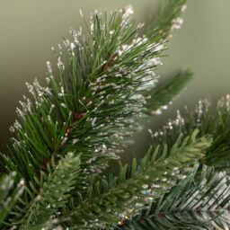 Samuel Alexander 1.8m Premier Christmas Artificial Fairmont Fir Snow Tipped Plain Green Garland - thumbnail 5