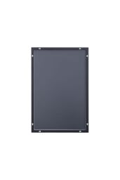 Living and Home 40x60cm Nordic Rectangle Wall Mirror-Horizontal/Vertical Mounting for Bathroom, Hall & Bedroom in Black - Size: 40x60 cm - thumbnail 4