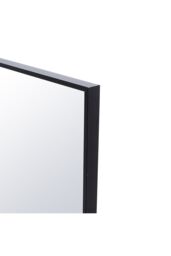 Living and Home 40x60cm Nordic Rectangle Wall Mirror-Horizontal/Vertical Mounting for Bathroom, Hall & Bedroom in Black - Size: 40x60 cm - thumbnail 5