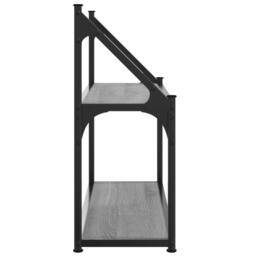 Berkfield Home 2-Tier Wall Shelf Grey Sonoma 60x21x51 cm Engineered Wood - Size: 60 x 21 x 51 cm - thumbnail 5