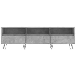 Berkfield Home TV Cabinet Concrete Grey 150x30x44.5 cm Engineered Wood - thumbnail 5