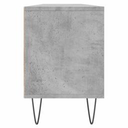 Berkfield Home TV Cabinet Concrete Grey 150x30x44.5 cm Engineered Wood - thumbnail 7