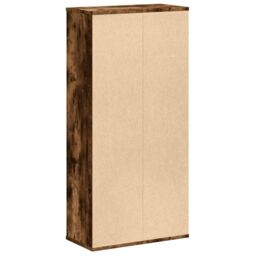 Berkfield Home Bookcase Smoked Oak 50x25x105 cm Engineered Wood in Brown - Size: 50 x 25 x 105 cm - thumbnail 6