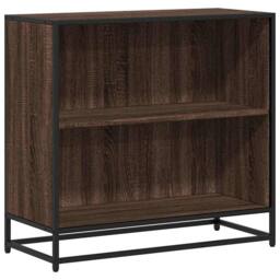 Berkfield Home Modern Book Cabinet Brown Oak 80.5x35x76 cm Engineered Wood - thumbnail 3