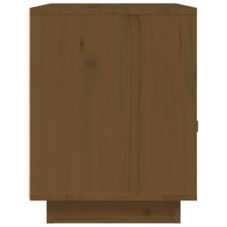 Berkfield Home Beautiful Bedside Cabinet Honey Brown 40x34x45 cm Solid Wood Pine - Size: 40 x 34 x 45 cm - thumbnail 8