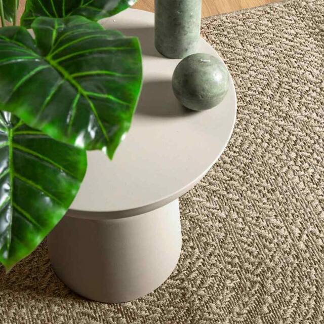 Berkfield Home Rug ZIZUR Beige 80x150 cm Jute Look Indoor & Outdoor - Size: Medium - image 1